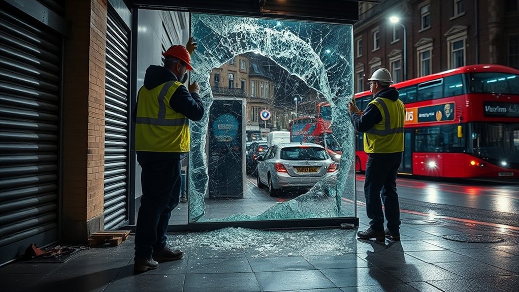 Emergency Shop Front Repair Chingford