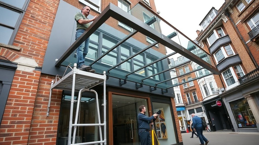 Shopfront Canopy Chingford