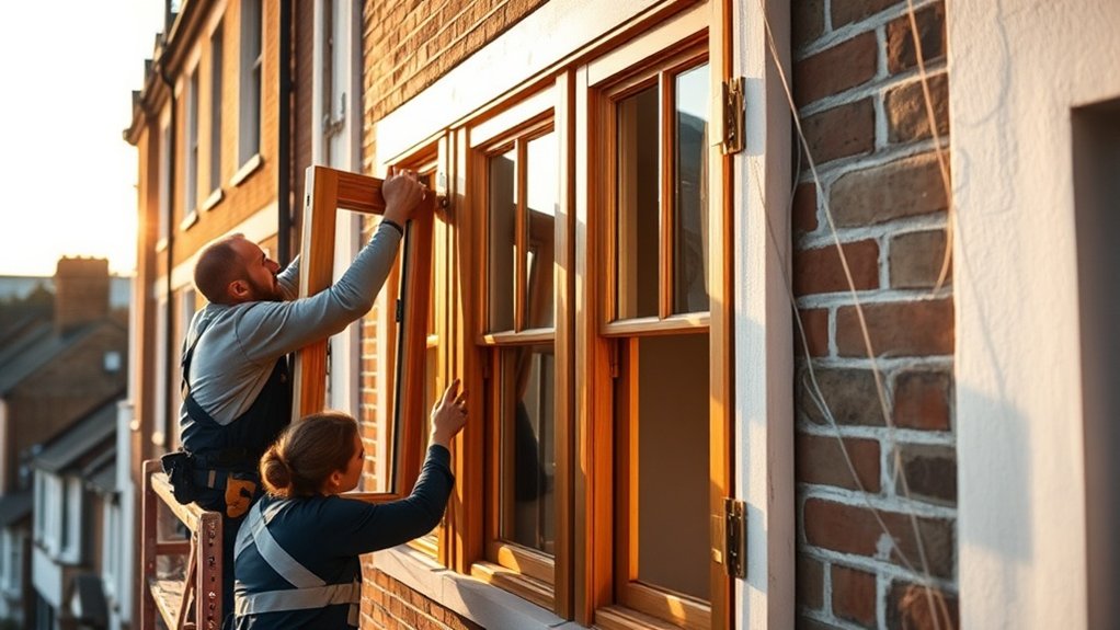 Wooden Window Installation Chingford